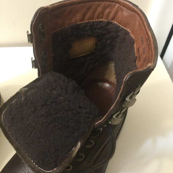 Johnston & Murphy Brown Leather  Shearling Ankle Boots Men’s 8.5 M  Memory  Foam main image 6